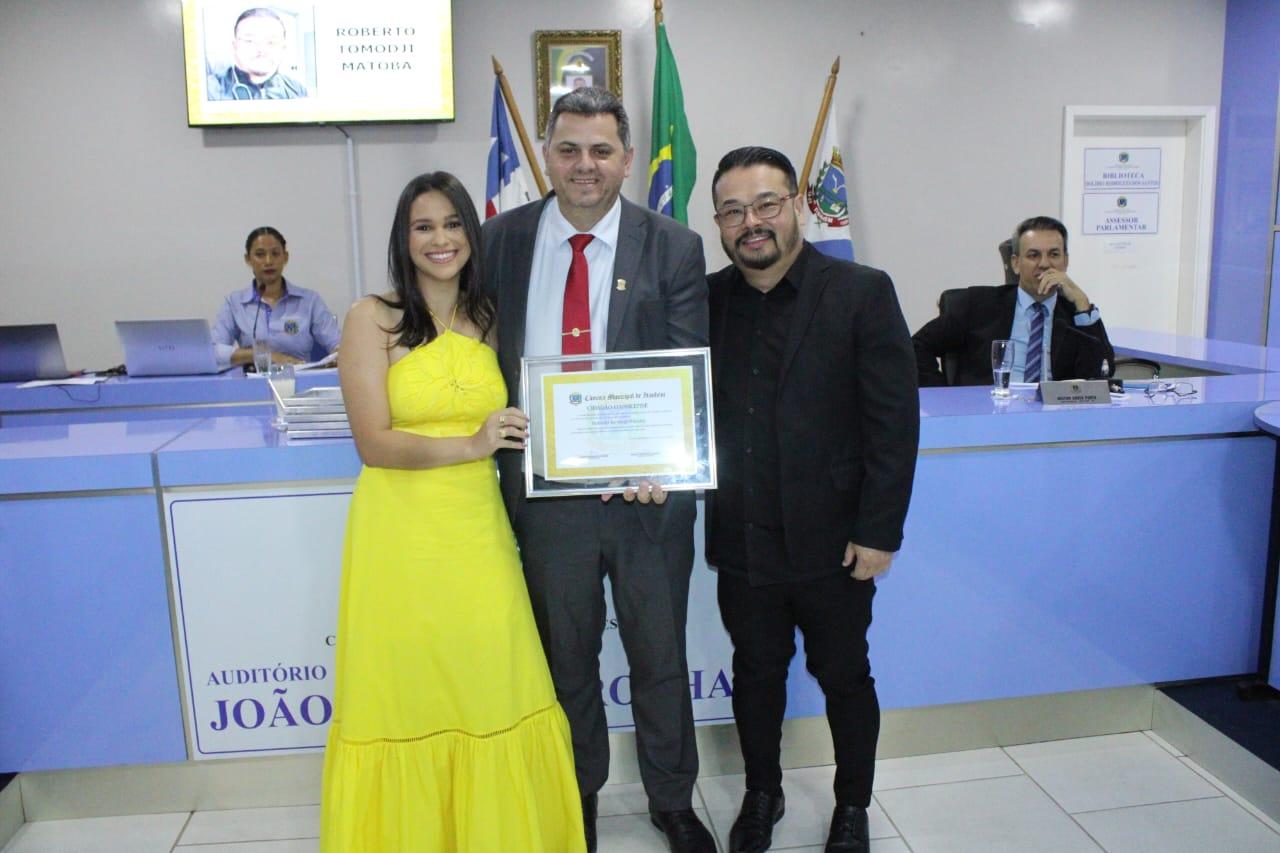 Dr. Roberto Matoba agora é cidadão itanheense